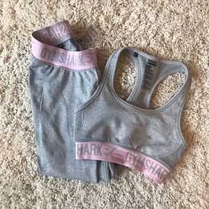 Gymshark Flex leggings and sports bra set
